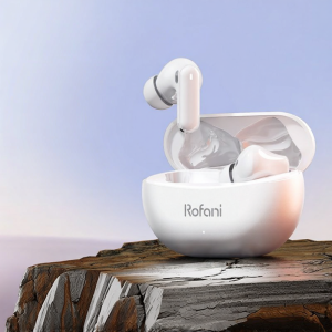 Rofani | Noise Cancellation Wireless In-Ear Headphones for Sports Gaming and Long Battery Life
