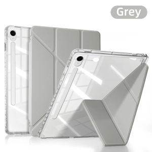 For Samsung Galaxy Tab S9 11 S9 FE A9 8.7 inch A9+ S10 FE S9+ S10+ 12.4 Y-shaped Casing with Pencil Holder A11+/A11 Clear Case