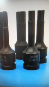 Mata Obeng Hex Impact 1/2 Hi-Spec CR-MO Set Mata Obeng Kepala Adaptor H4-H10 untuk Kunci Pas Torsi Kunci Pas Soket Ratchet