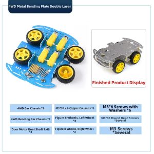 ZAVE | Bluetooth Tracking & Obstacle Avoidance DIY Robot Chassis Kit 2WD/4WD