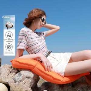 3COLOUR·S | Striped Round Neck Short Sleeve Loose T-Shirt
