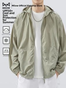 MiiOW | Summer Ice Silk Thin Breathable Large Size Mens Jacket