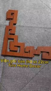 Combo 4 Viền Góc Trang Trí Bàn Thờ Bằng Gỗ MDF Thái Cốt Xanh Phủ Melamine Chống Ẩm Cao Cấp Bộ Trang Trí Phòng Thờ- An Nhiên Phật