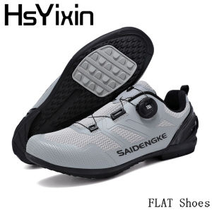 Cycling Shoes Mens and Womens Mountain Bike Shoes Road Bike Sneakers Off-Road Racing Capon Bike Shoes Road Flat Riding Shoes