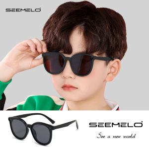 SEEMELO Sunglasses for Children Sunglasses for Boy Fashion Polarized Sunglasses Kids Sunglasses Bending Fatigue Resistance Polarized UV400 Children Protection Spectacle Lens Shades for Kids Boy