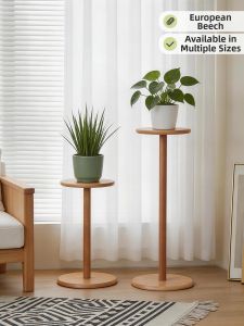 Display And Support Wooden Flower Rack