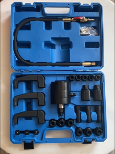 Masdsi 24PCS Pneumatic Injector Puller Set for Diesel Engines5-8 Bar Air Vibration Injector Removal Tool Kit