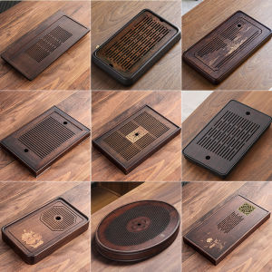 XIANGYE | Household Small Bamboo Tea Tray Wooden Dry Brewing