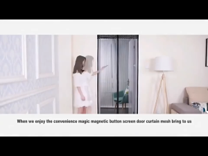 Diamond Mesh Mosquito-Proof Door Curtain Magnetic Screen Door Sturdy durable and tear-resistant Cats and dogs cannot tear it