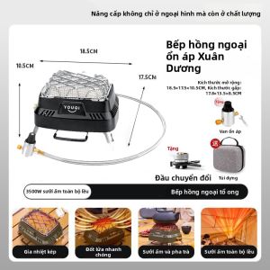 Bếp Dùng cho Đèn Cắm Trại và Gia Đình Điều Chỉnh Áp Suất và Sưởi ấm