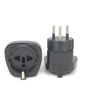 Travel Adapter Israel to US/Italy/Brazil/Schuko Universal Electric Plug Adapter Converter Pluggable Embedded 250V 10A