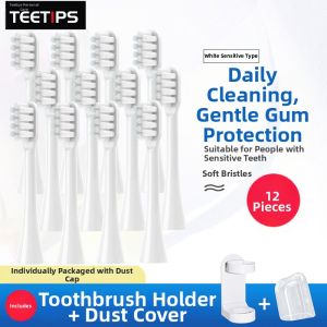 Soft Bristle Electric Toothbrush Head Replacement for Fupal A6splus/A8/Z3/Z5/Z7 Deep Cleaning Oral Care Electronic Smart Product