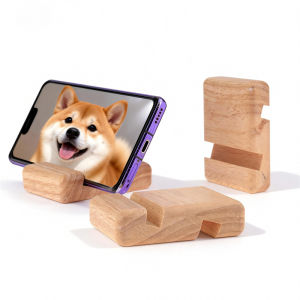 other | Creative Mobile Phone Stand Bamboo Wood Base Lazy Tablet Mobile Phone Wooden Stand Engraved Mobile Phone Base Display Stand