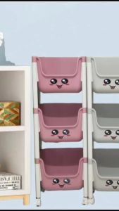 Zaman Now - Rak Barang 4 Susun / Organizer Serbaguna Motif Lucu