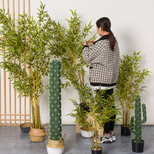 TONGGUMO | Large Decorative Fake Bamboo Tree For Living Room