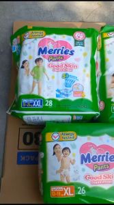 MERRIES PANTS NBS40 M34 L30 XL26 XXL28-PROMO MERRIES-POPOK MERRIES TERMURAH Diapers Bayi