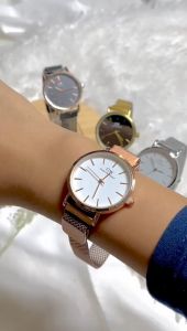 JAM TANGAN RANTAI MAGNET WANITA JAM TANGAN TALI PASIR STAINLES