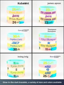 Basketball Fan Accessory: Curry Kobe James Bracelet