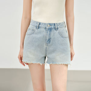 Yigue | Short Straight Wide Loose Simple Fashion Denim Jeans
