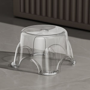 Stackable Thickened Acrylic Plastic Childrens Round Stool