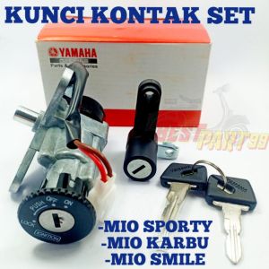 Kunci kontak set yamaha mio karbu/mio sporty/smile 5TL kualitas original ori asli prsisi ygp