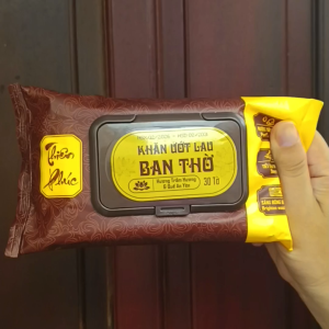 Khăn Ướt Lau Bàn Thờ Thiên Phúc – Combo 5 Gói Hương Trầm Quế Tiện Cho Mỗi Lần Bao Sái