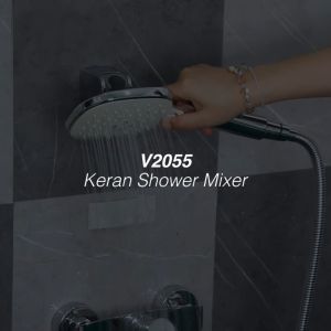 VONE Kran Bathub Mixer Keran Shower Panas Dingin Set V2055 (VONE PREMIUM)