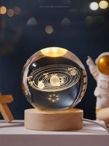 Creative Crystal Globe Night Light Decorative Desktop Cartoon Gift