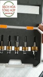 Mũi khoét mũi Khoét Lỗ Tròn khoét sắt hợp kim tôn nhôm... chính hãng KAPUSI JAPAN 6pc