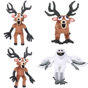 2025 New 99 Nights In The Forest Monster DEER Plushie Cartoon Milu Deer Stuffed Doll Game Peripherals Pillow Decor Toy Fans Gift