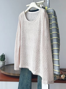 MANMI | Lace Knitwear Female Loose Slimming Versatile