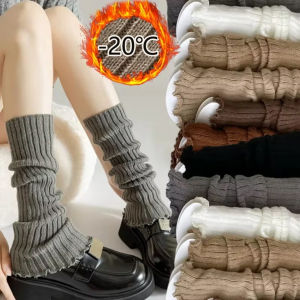 Sweet Japanese Lolita Leg Warmers Women Ankle Warmer for Girls Gothic Long Socks Y2K Thin Knitted Cosplay Heap Heap Socks
