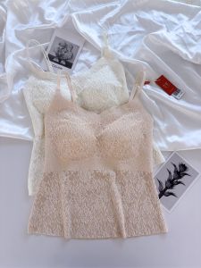 Áo Vest Ren Hồng Dài Cổ Điển Gufy 3220 Dành Cho Nữ Có Đệm Ngực Áo Vest Hở Lưng Áo Vest Thường Mùa Hè 2024 Áo Vest Dài