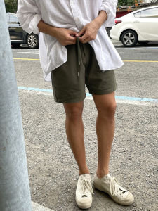 Lightweight Breathable Linen Casual Shorts Mens Summer Drawstring Running Sport Pants Drapey Straight Leg Wide Leg Beach Pants