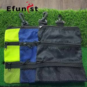 PGM | Túi Đựng Bóng Golf Bằng Vải Polyester Chống Thấm Nước Với 3 Túi Có Khóa Kéo Dung Tích Lớn Móc Xoay 360 Độ Để Đựng Tee Và Bóng Phụ Kiện Chơi Golf Dành Cho Cả Nam Và Nữ