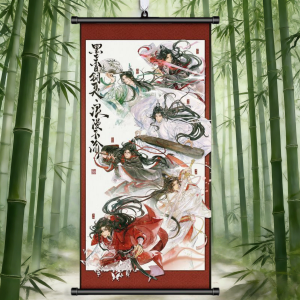 Custom Romantic Rollup Scroll Painting