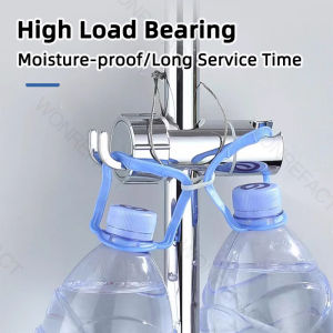 Shower Holder Adjustable Bathroom Shower Head Stand Bracket Wall Mounted Kitchen Universal Slide Bar HoldeFixed Shower Head Restroom Accessories