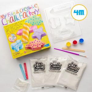 4M My Fun & Creative Chalk Factory / Educational toys kids toys children toys science kits arts and crafts kit seni fridge magnet STEM toys colouring kits mainan budak perempuan lelaki eksperimen experiment creativity kit