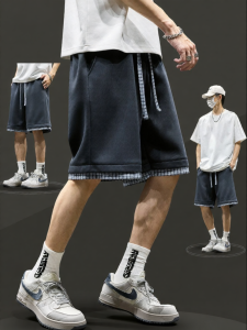 SZON | Summer American Plaid Sports Shorts 5 Inches