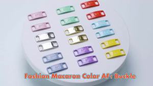 Flat Athletic Shoelaces for AF1 with 1 Pair Shoe Lace Mental Tag Charms Original Replacement Shoe Laces for Men Women AF1 Suit