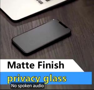2024! Tempered \"MATTE Privacy SPY\" Screen Protector untuk Realme, Samsung & Xiaomi