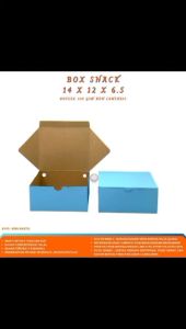 Snack Box 12x14 Dus Snack Premium Snack Box 14x12 (Isi 10 Pcs--B1P3)