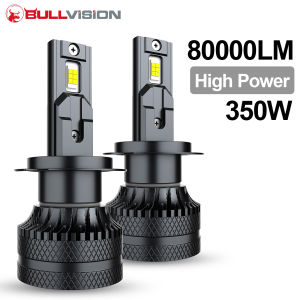 Dualvision Car LED Headlight H7 LED H4 H1 H8 H11 HB3 HB4 9005 9006 9012 6000K 350W 80000LM Auto LED Lamp Turbo Fog Lights 12V