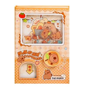 YIMUXINXUAN | Mini Notebook with Twist Egg Machine Pocket Design for Girls with Colorful Pages Share Mechanism Creative Learning Reward Fun Stress Relief