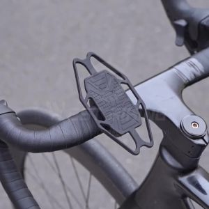 West Biking | WEST BIKING Silicone Bike Phone Holder Quick Release Anti-Slip Stable Cycling Stand with Elastic 4-Side Corner Fixing
