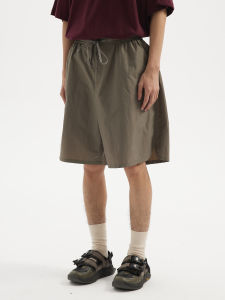 BUTTBILL ญี่ปุ่นย้อนยุคฤดูร้อนใหม่ห้าจุดกางเกงชายหาดสบายๆกางเกงชายหาดหลวมพอดีกางเกงขาสั้นแห้งเร็วสําหรับผู้ชายและผู้หญิง