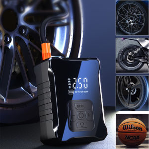 Seamatal 4000MAh xe không dây máy nén khí 12V 150PSI xe di động máy bơm không khí cái bơm lốp Mini Thông Minh Kỹ Thuật Số Bơm Hơi