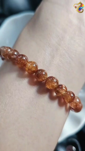 Graduation Grade Red Bronze Rutile Bracelet