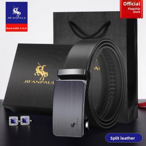 JIFANPAUL | Mens Automatic Buckle Leather Belt