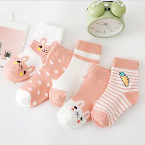 JIFANPAUL | Cotton Autumn Spring Mid-calf Socks for Children